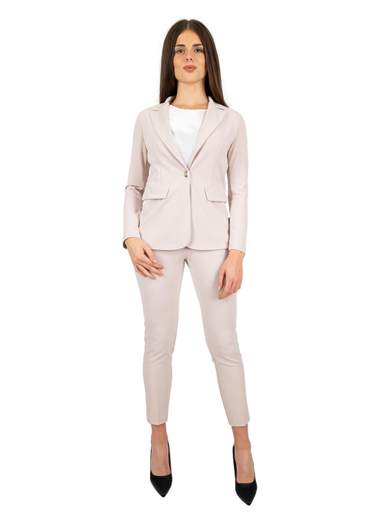 RINASCIMENTO Tailleur Giacca E Pantaloni Eleganti Completo Donna In Crepe