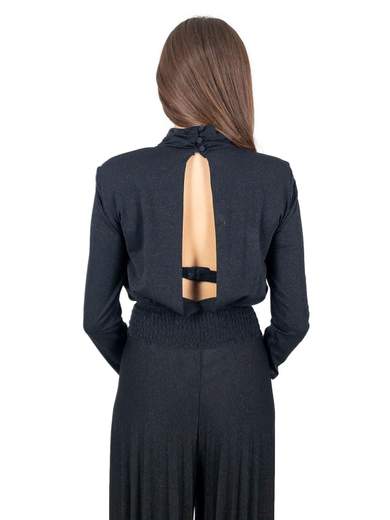 SO ALLURE Tuta Intera Elegante Jumpsuit Donna Da Sera In Lurex