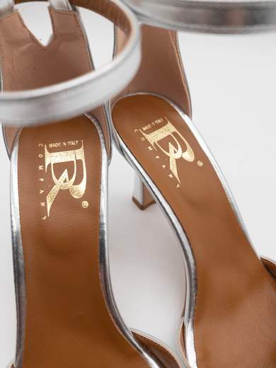 Sandali Argento da Cerimonia Tacco 8 cm RI0283-ARGENTO