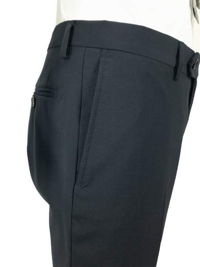 Men's 4-Season Dark Blue Drop 4 Suit in Stretch Wool ELE10212-D4