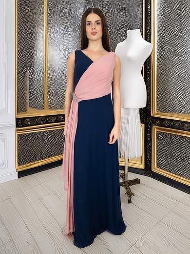 ROMEO GIGLI Abito lungo da cerimonia stile impero con scollo a V e stola inclusa R-009