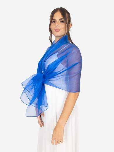 Elegant Formal Stole in Silk and Lurex