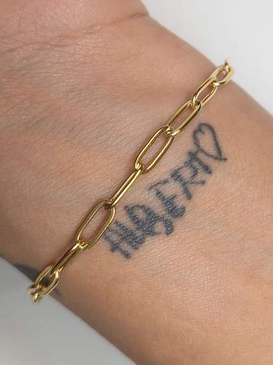 Strabello Bijoux Golden Link Charm 87145-0