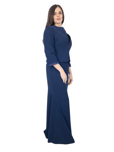 Long formal dress with jacket for mother of the bride