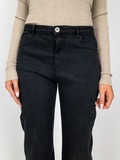 Soft Leg Cuffed Jeans 3D-1383