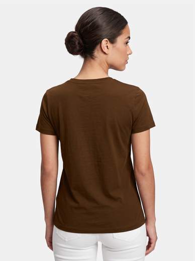 Women's 100% Cotton T-Shirt Made in Italy E85