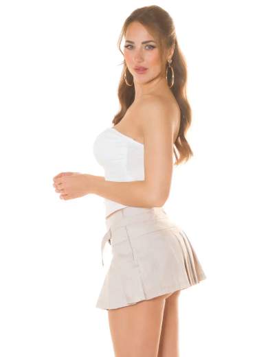 Sexy Koucla Musthave Top a Fascia Corto