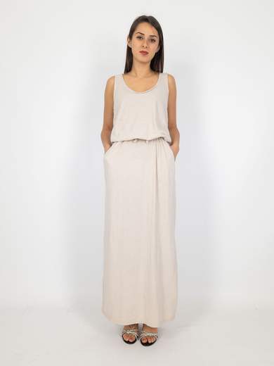 STRABELLO Vestito Lungo Estivo Casual Donna In Cotone Da Giorno Leggero