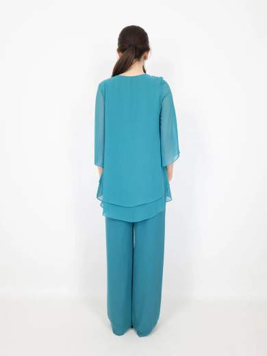 Completo Elegante Blusa e Pantalone da Cerimonia