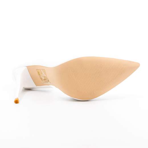 Chiara Foscari Scarpe Sposa Décolleté Bianche con Tacco Alto 10 cm BHLL-001-BIANCO