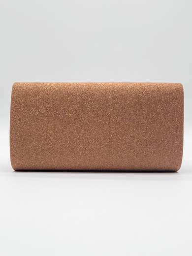 Pochette da Cerimonia Bronzo Glitterata Elegante