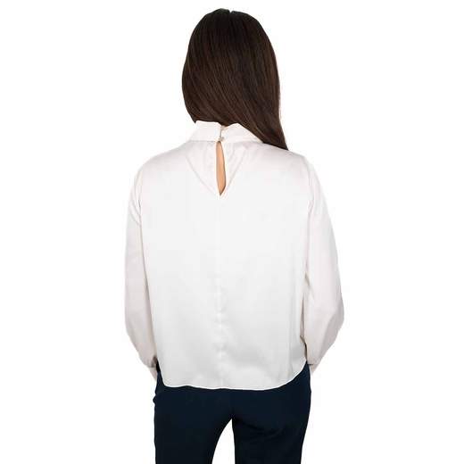 RINASCIMENTO Blusa Elegante Donna in Chiffon Satinato Maniche Lunghe
