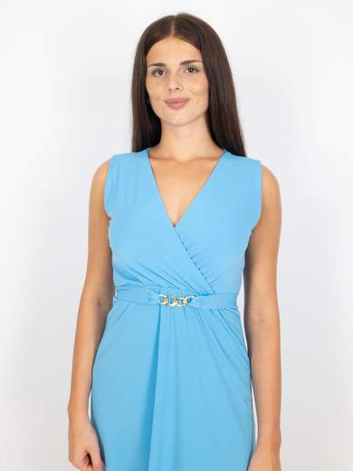 Vestito Corto Donna Giorno Svasato Casual Sopra Il Ginocchio