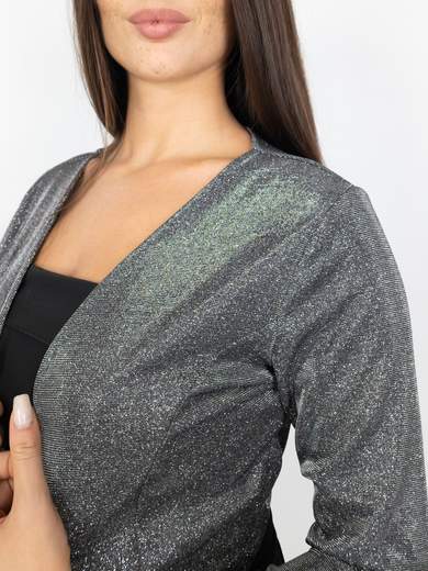 Coprispalle Corto Elegante Cerimonia Donna In Lurex