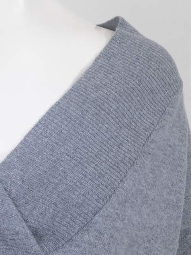 Maglia Donna Scollo a V Incrociato in Misto Lana