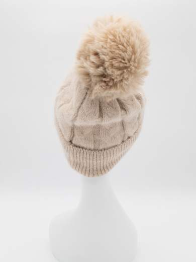 Cappello Invernale Donna Con Pompon Elegante