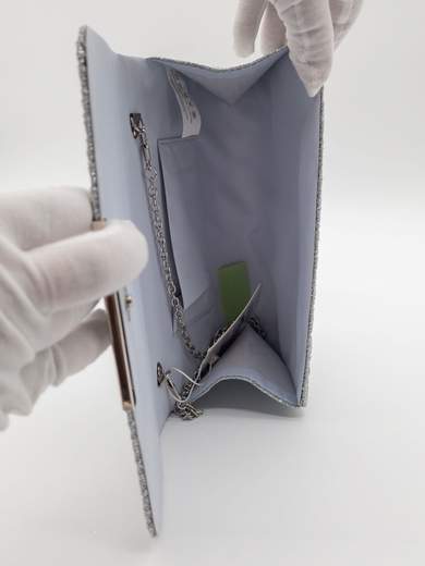 Elegant Silver Ceremony Clutch