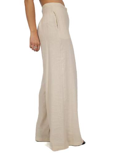 Bucle Pantaloni A Palazzo Vita Alta Estivi Donna Lunghi E Leggeri