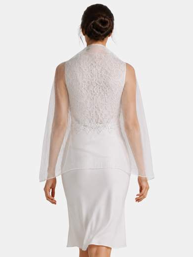 Stola da Cerimonia in Tulle con Fili Glitterati