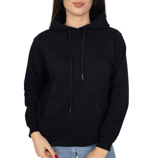 Felpa Donna con Cappuccio e Tasca Frontale