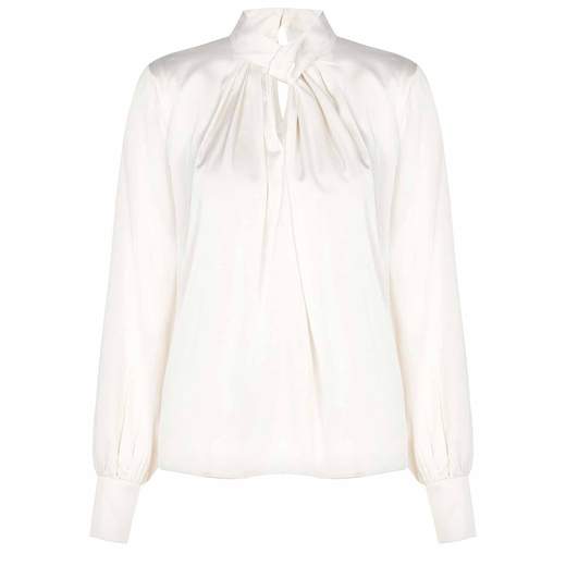 RINASCIMENTO Blusa Elegante Donna in Chiffon Satinato Maniche Lunghe