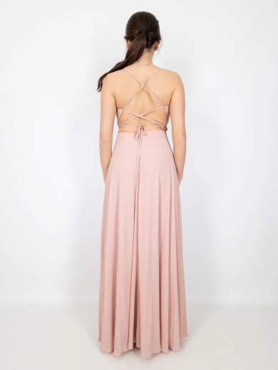 STRABELLO CERIMONIA Abito da Cerimonia Lungo Elegante con Schiena Scoperta A29699-4336-MIRIAM