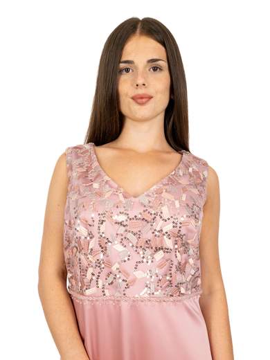 Abito Mamma Della Sposa Curvy Lungo Stile Impero Con Giacca