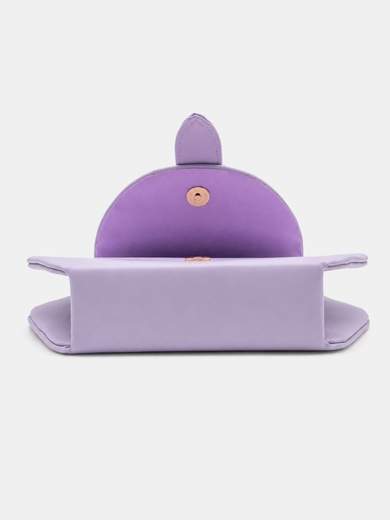 Elegant Lilac Ceremony Clutch Bag with Jewel Buckle