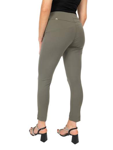Women’s Summer Stretch Slim Fit Pants with Elastic Waist Made in Italy