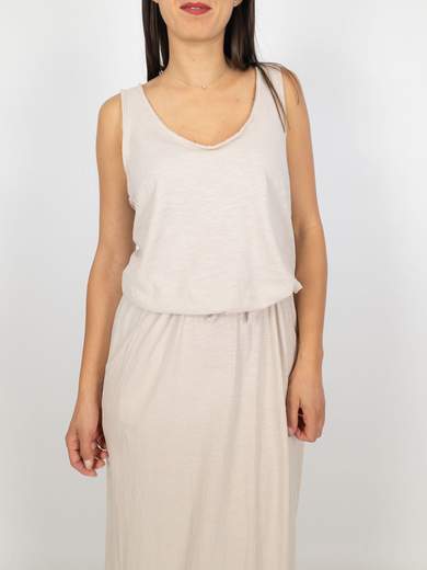 Vestito Lungo Estivo Casual Donna In Cotone Da Giorno Leggero