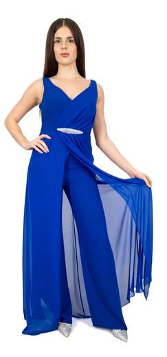 Bianca Brandi Tuta da cerimonia elegante chiffon e gioiello