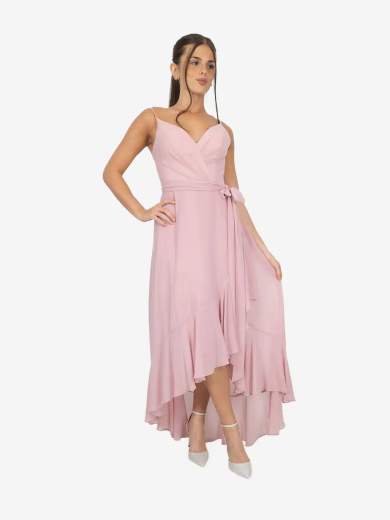 Bianca Brandi Abito da cerimonia asimmetrico con stola 29279