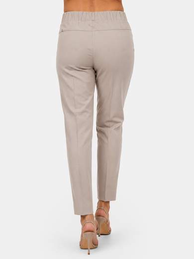 Women’s Summer Stretch Slim Fit Pants with Elastic Waist Made in Italy