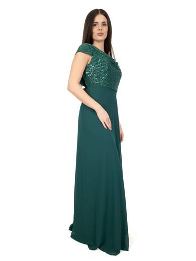 Bianca Brandi Curvy abito-lungo-cerimonia-paillettes-stola-chiffon 29086M