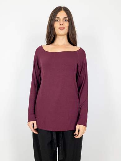 Susy Star Maglia Donna Curvy Scollo Ampio Maniche Lunghe STSY0280