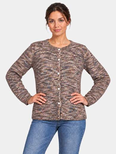 Women's Soft Wool Blend Cardigan with Buttons