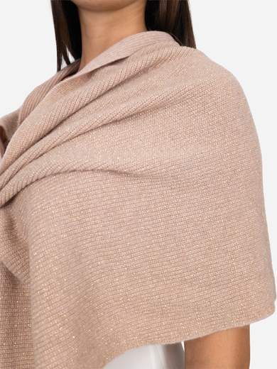 Elegant Ceremony Shrug in Knit with Lurex Yarn