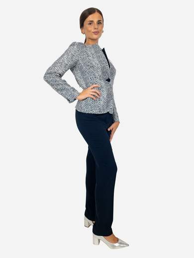 Peg Moda Tailleur Donna Elegante da Cerimonia con Giacca, Blusa e Pantalone Classico 401-97-27