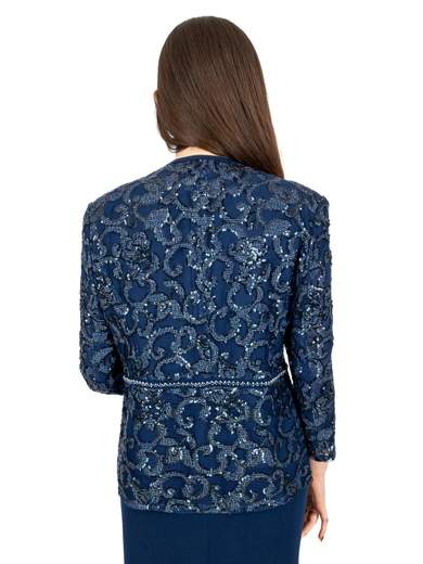 Sologioie Curvy Abito Da Cerimonia Per Taglie Forti Corto A Tubino Con Giacca