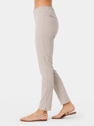 Women’s Summer Stretch Slim Fit Pants with Elastic Waist Made in Italy