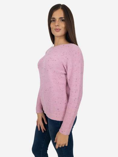 Extrafine Merino Wool Crew Neck Sweater Made in Italy