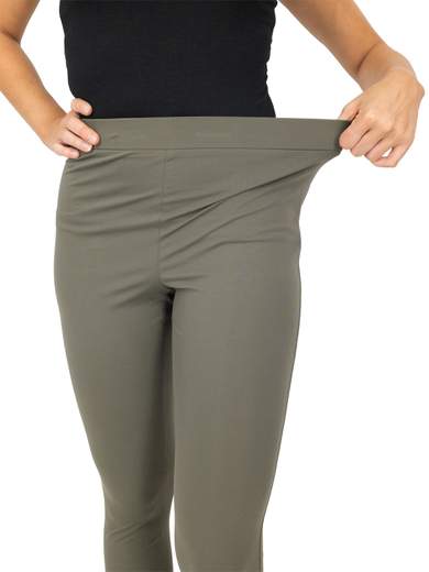 Women’s Summer Stretch Slim Fit Pants with Elastic Waist Made in Italy