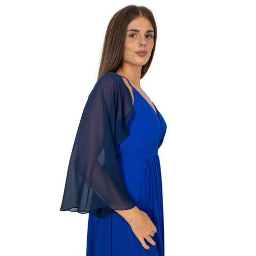 STRABELLO CERIMONIA Coprispalle Elegante Cerimonia in Georgette Donna Manica campana