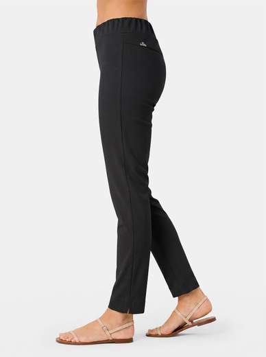 Women’s Summer Stretch Slim Fit Pants with Elastic Waist Made in Italy