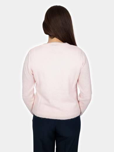 Cardigan Twin Set Donna con Strass Elegante e Morbido