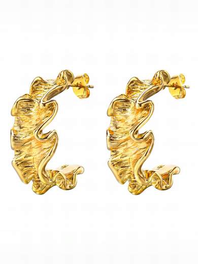 Strabello Bijoux Orecchini a Cerchio Ondina 87268-0