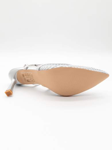 Slingback eleganti da cerimonia con tacco a clessidra