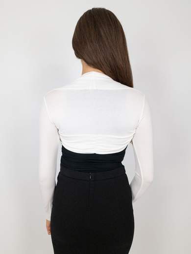 Bucle Coprispalle Donna Bolerino In Viscosa A Maniche Lunghe