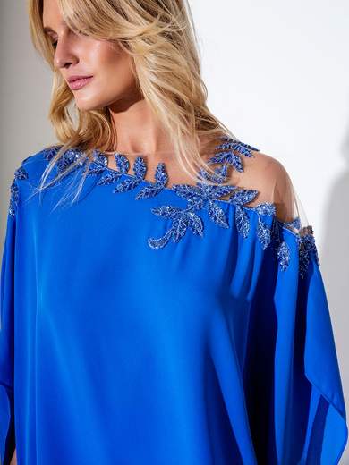 Elegant women's set with blouse and trousers – Ceremony A4251