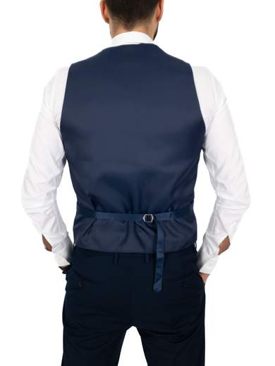Gilet uomo elegante slim fit Drop 8 da cerimonia in raso